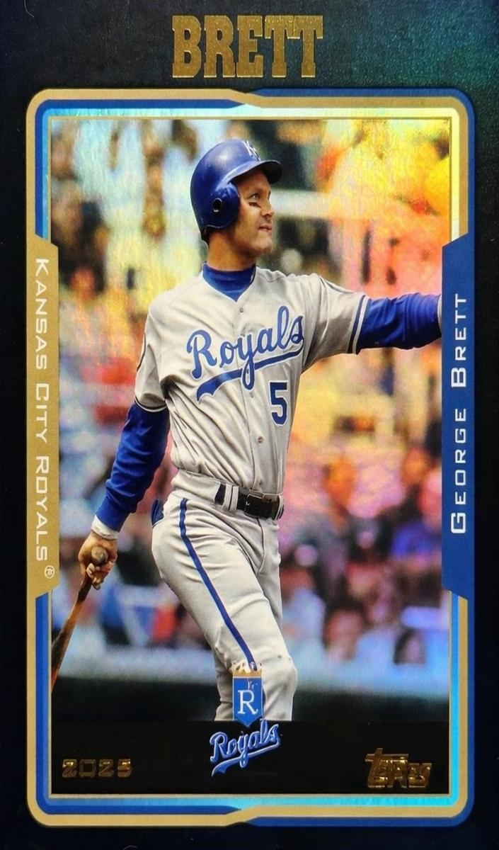 2025 George Brett [Black Foilboard] #241