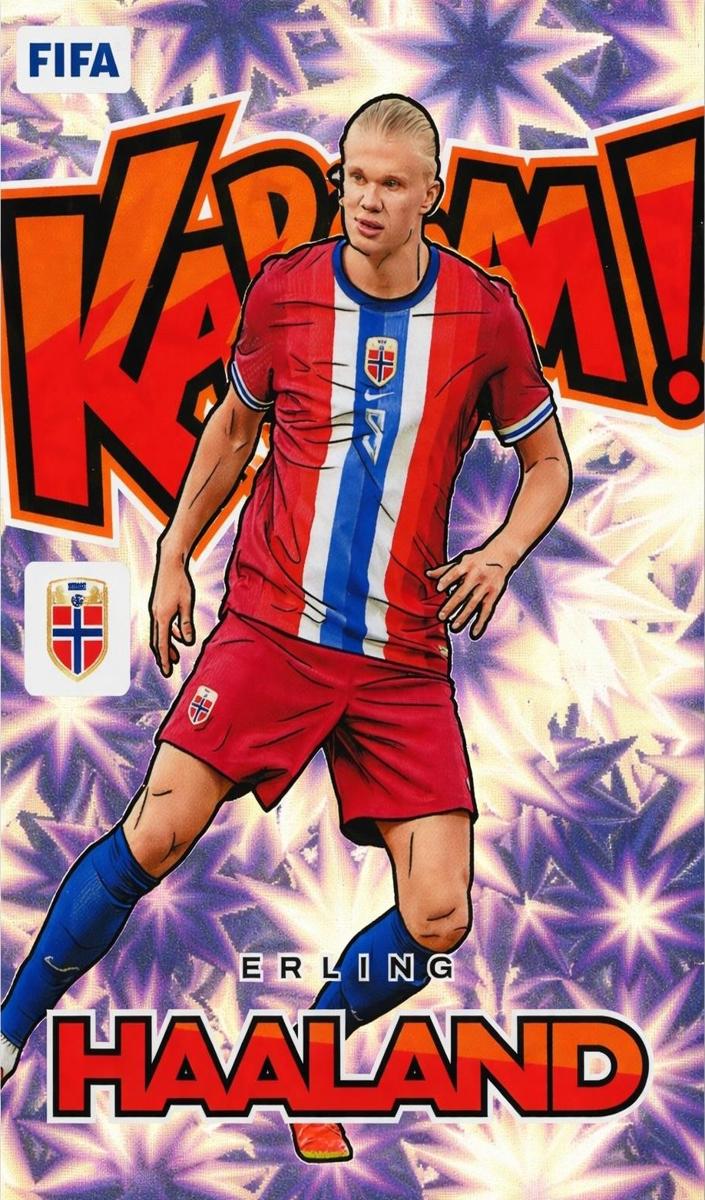 2024 Panini Donruss Kaboom Erling Haaland #13 card