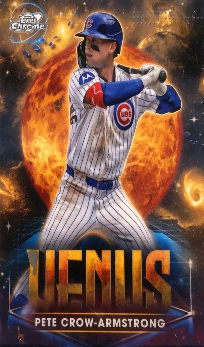 2025 Topps Cosmic Chrome Planetary Pursuit Pete Crow-Armstrong #PPV-9 card