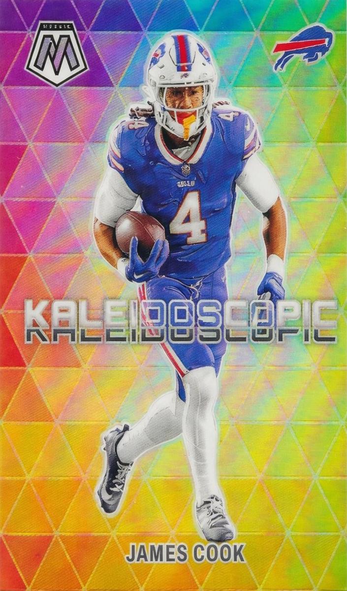 2024 Panini Mosaic Kaleidoscopic James Cook #1 card