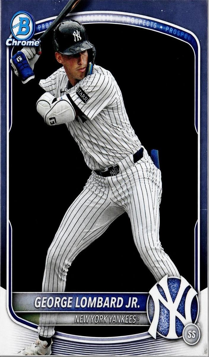 George Lombard Jr. 2025 Bowman Chrome Prospects card
