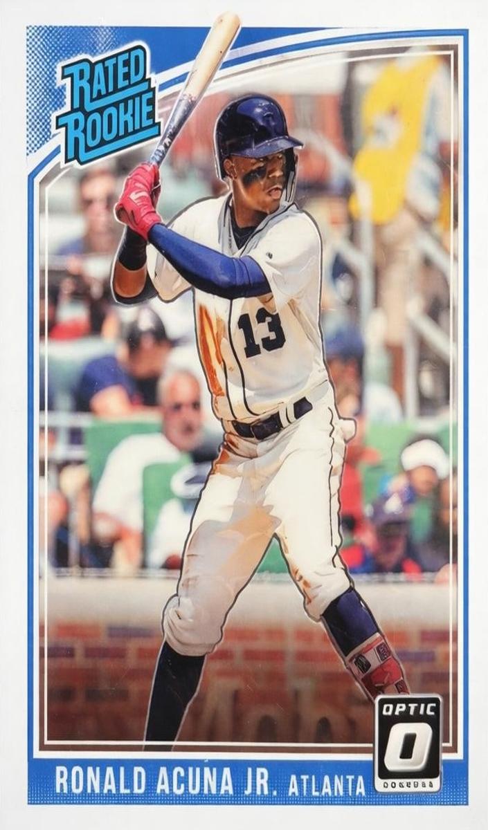 2018 Panini Donruss Optic Ronald Acuna Jr. #63 card