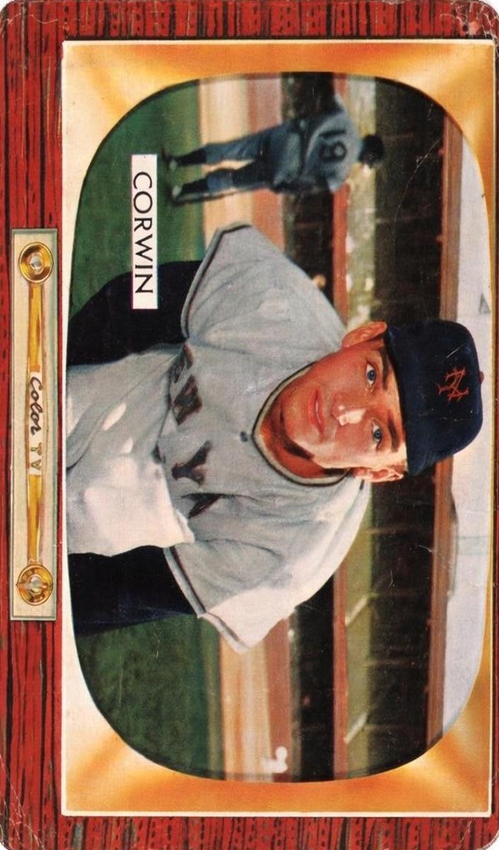 1955 Bowman Al Corwin #122 card
