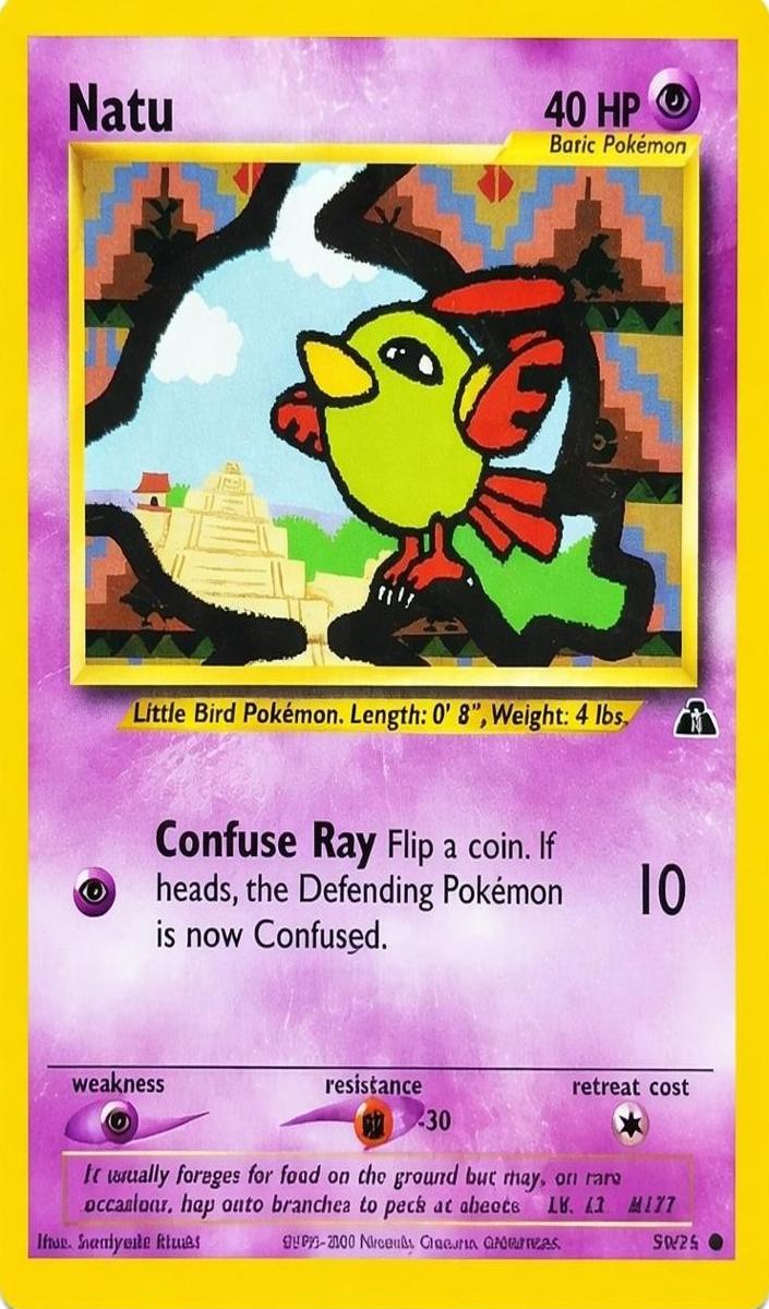 Natu 2001 Pokemon Neo Discovery
