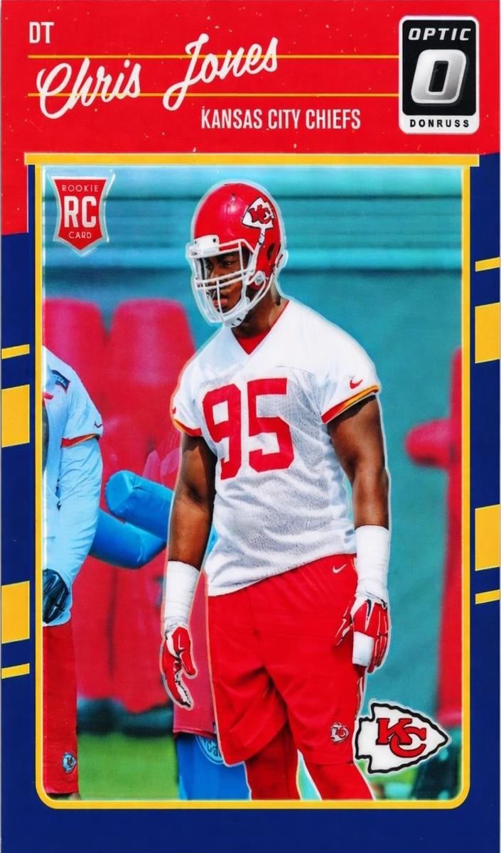 2016 Panini Donruss Optic Chris Jones [Holo] #109 card
