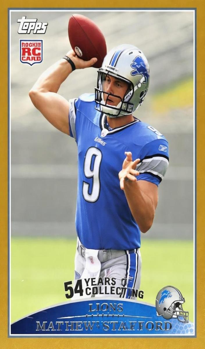 2009 Topps Matthew Stafford [Gold] #430 card