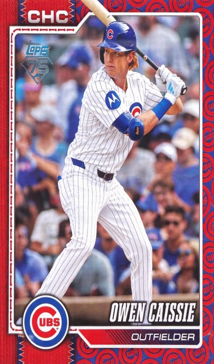Owen Caissie 2026 Topps Baseball card