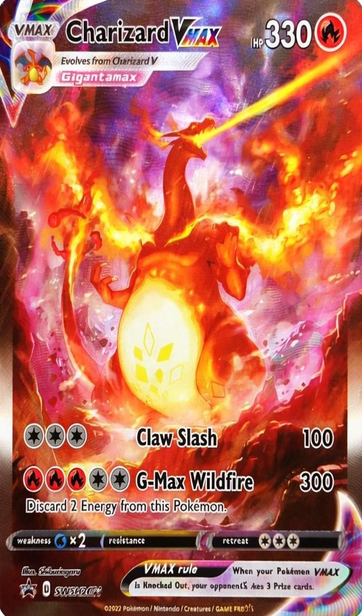 2022 Pokemon Black Star Promo VMAX #261 Charizard front