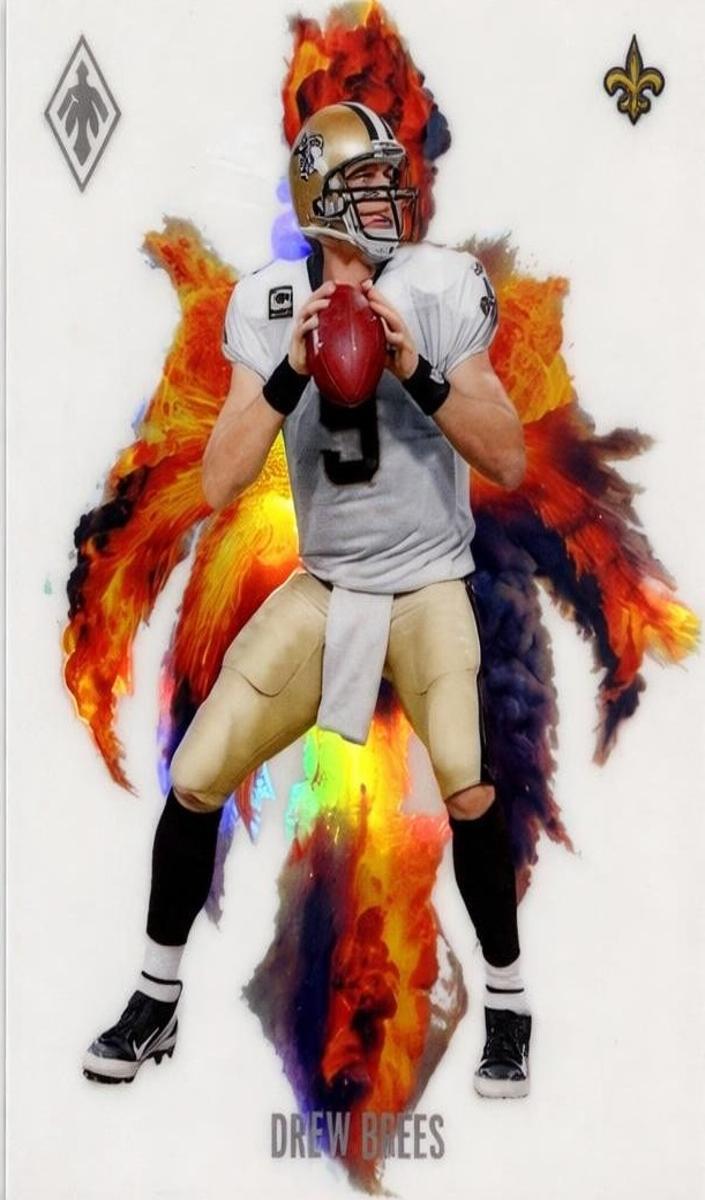 2024 Panini Phoenix Color Blast Drew Brees #CB-DBS card