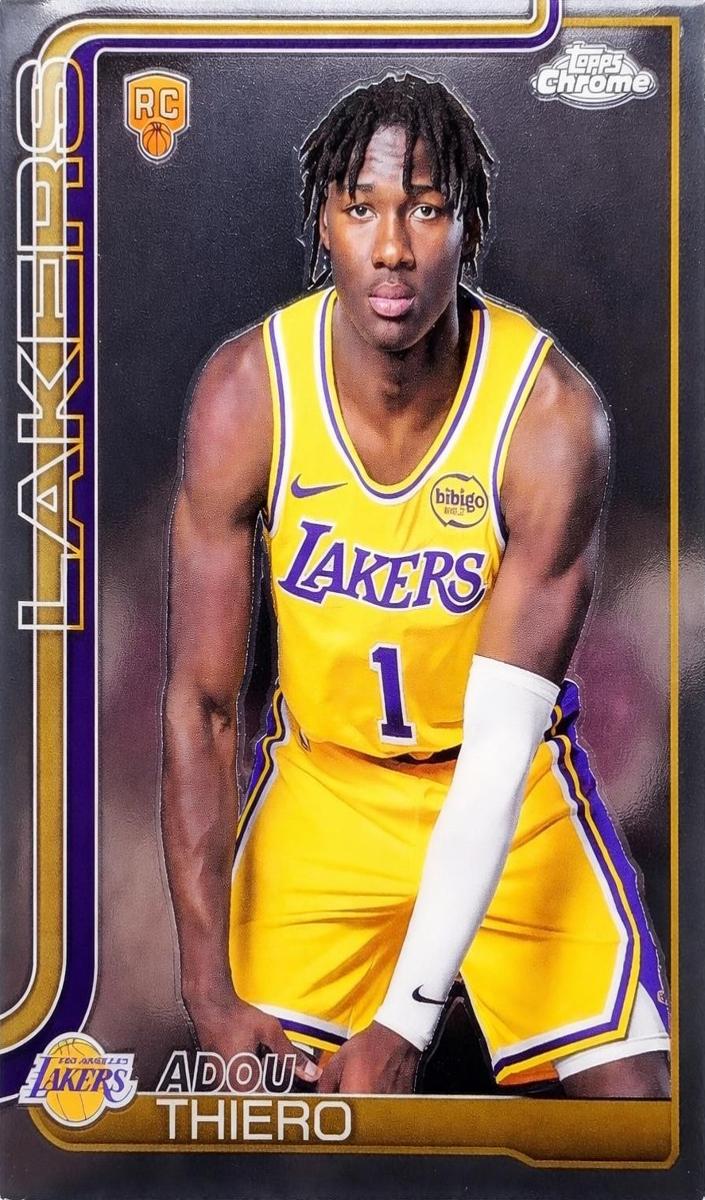 Adou Thiero 2025-26 Topps Chrome Basketball card