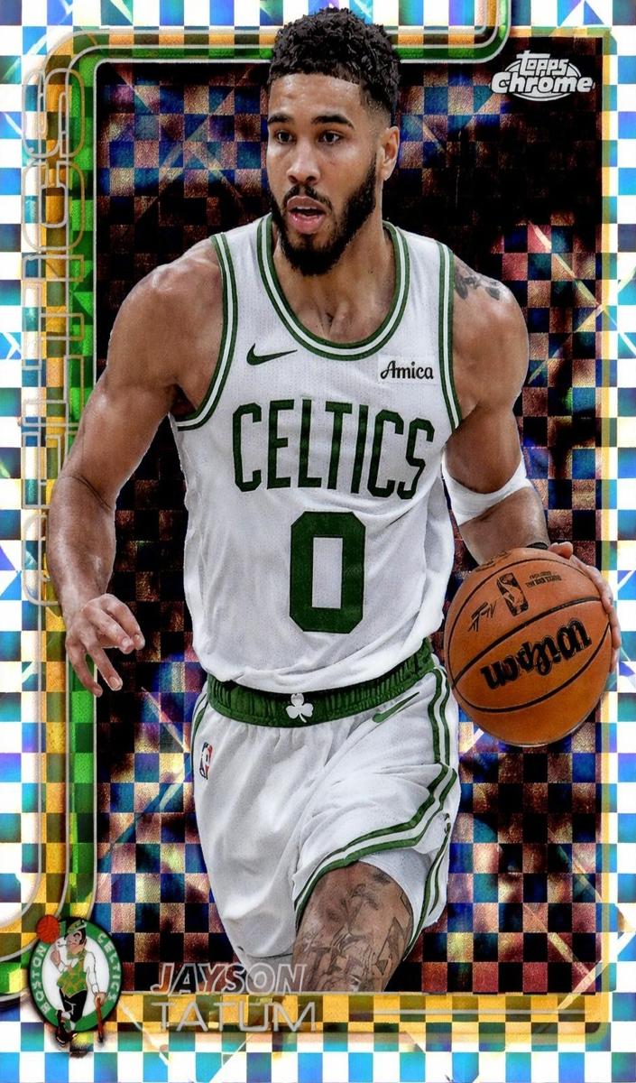 Jayson Tatum 2025-26 Topps Chrome Basketball card