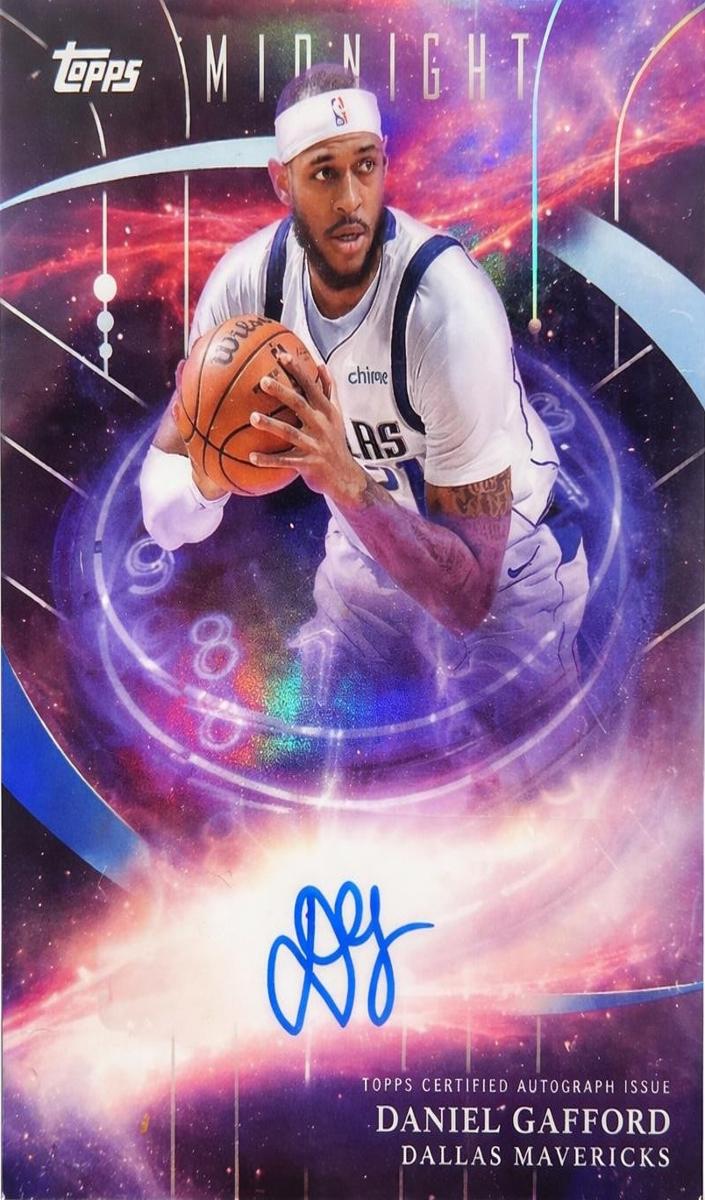 2025 Topps Midnight Daniel Gafford #SM-DG card