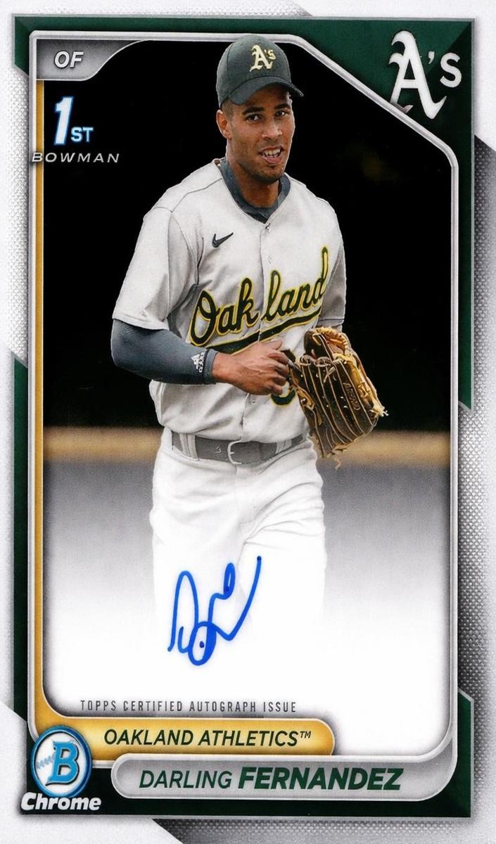 Darling Fernandez 2024 Bowman Chrome Baseball card
