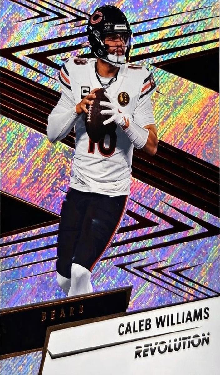 Caleb Williams 2025 Revolution Football card