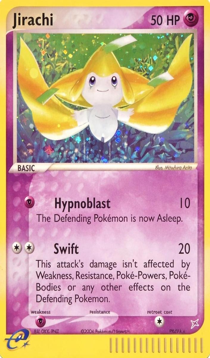 2004 Pokemon   Aqua #97 Jirachi front