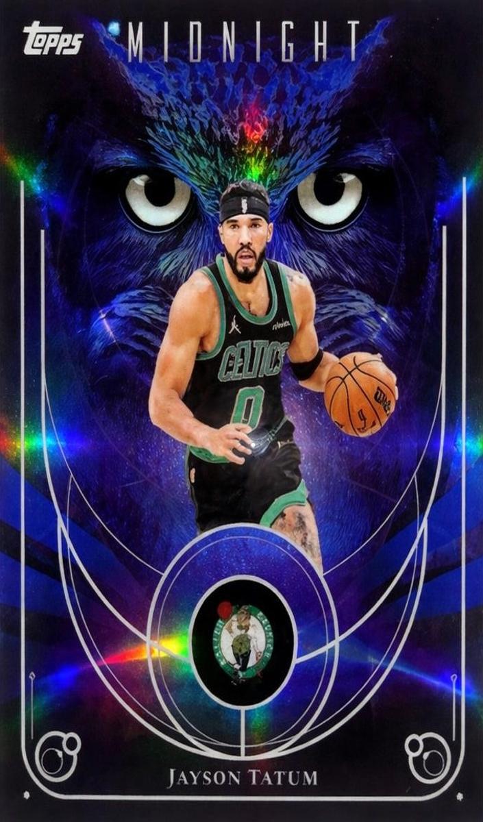 2025 Topps Midnight Night Owls Jayson Tatum #NO-8 card