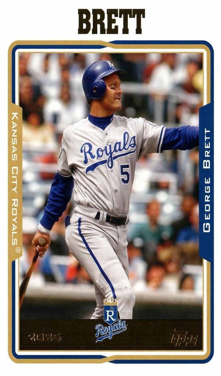 2025 George Brett [Orange Hot Foilboard] #241