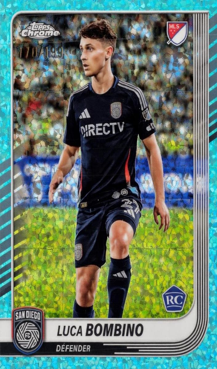 2025 Luca Bombino [Aqua Refractor] #136