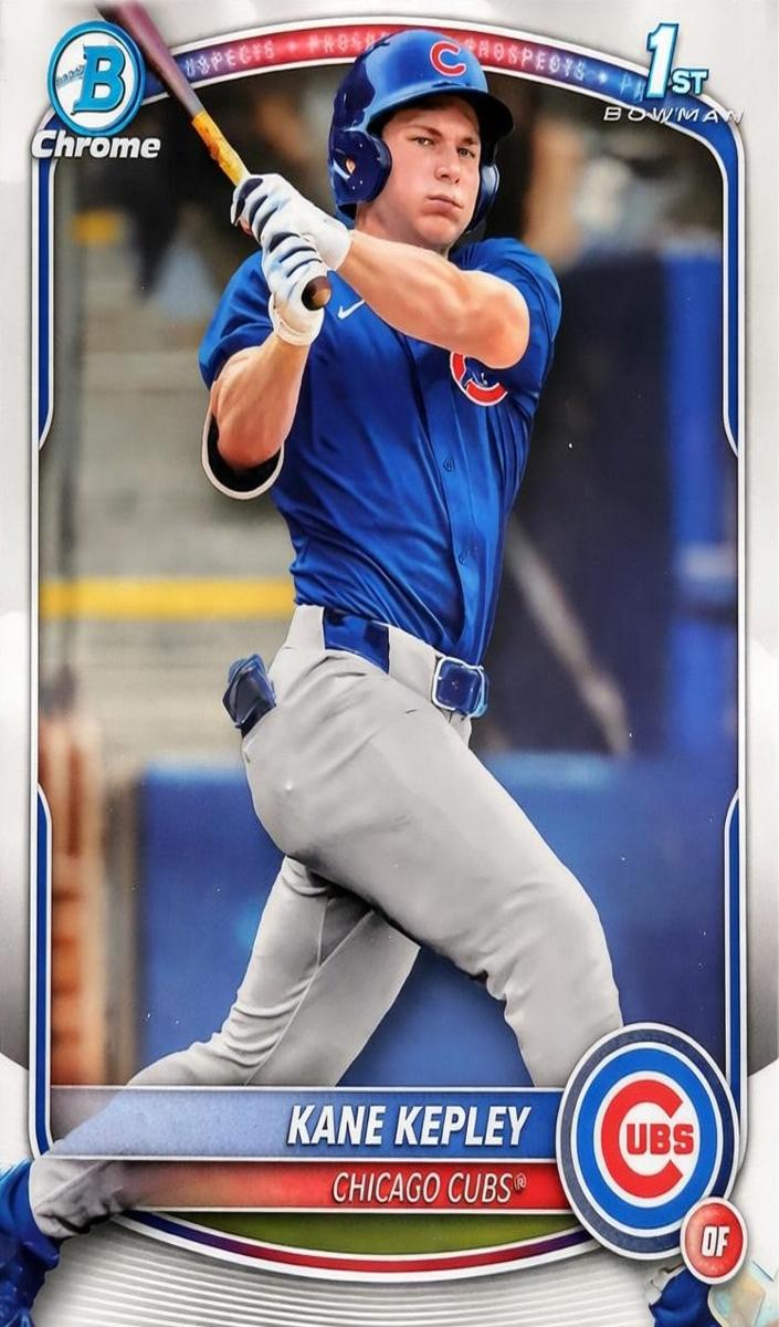 Kane Kepley 2025 Bowman Draft Chrome card