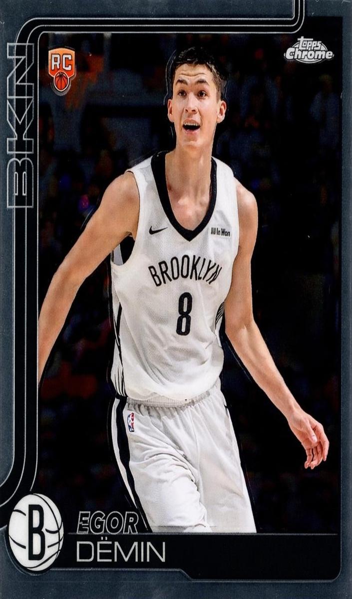 Egor Demin 2025-26 Topps Chrome Basketball card