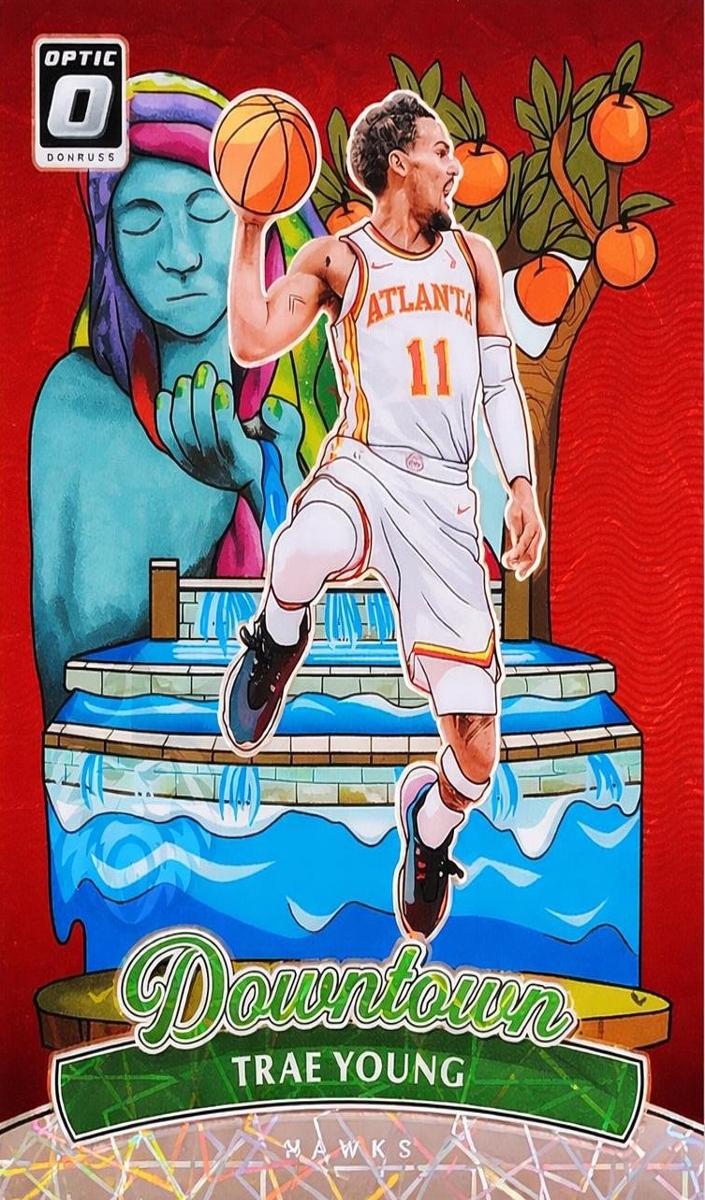Trae Young 2024 Donruss Optic Downtown Basketball