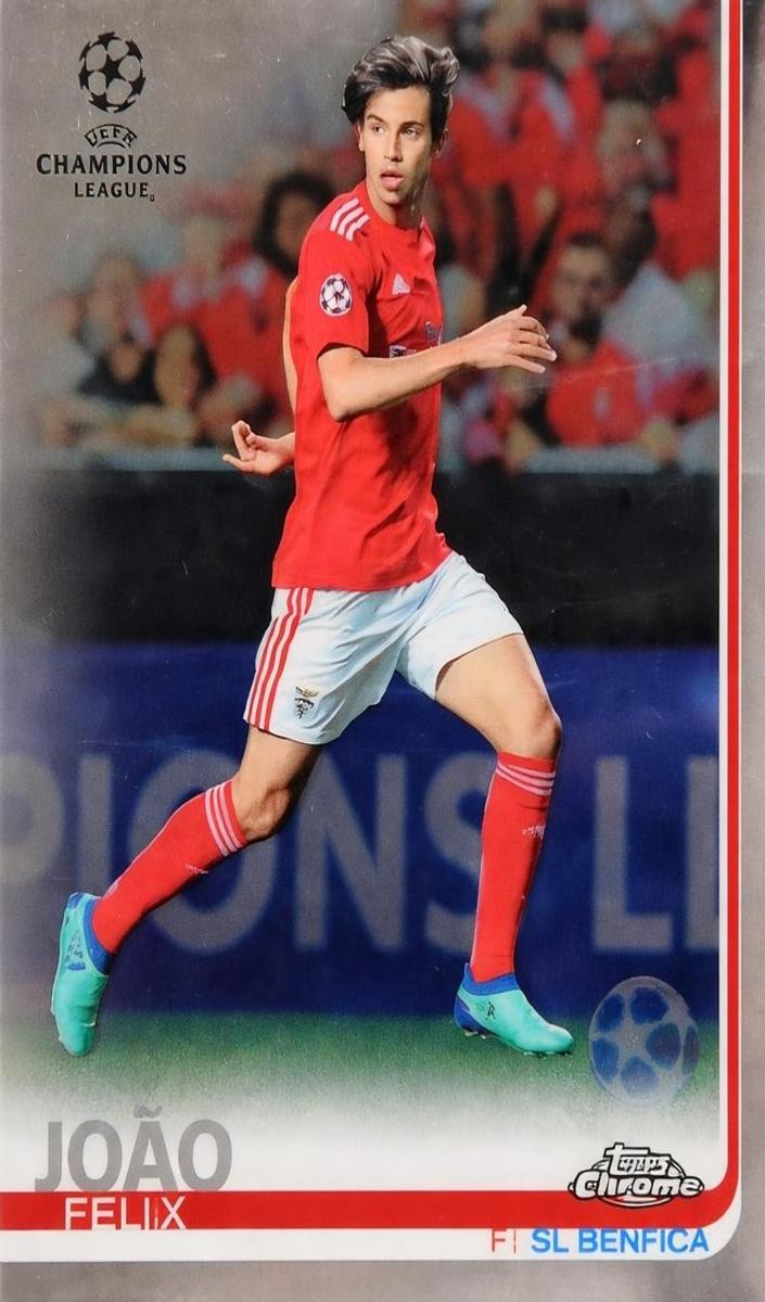 2018 Topps Chrome UEFA Champions League Joao Felix #10 card