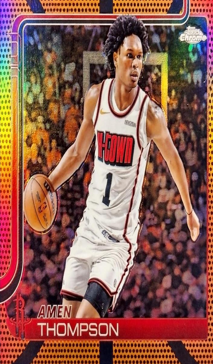 Amen Thompson 2025-26 Topps Chrome Basketball card