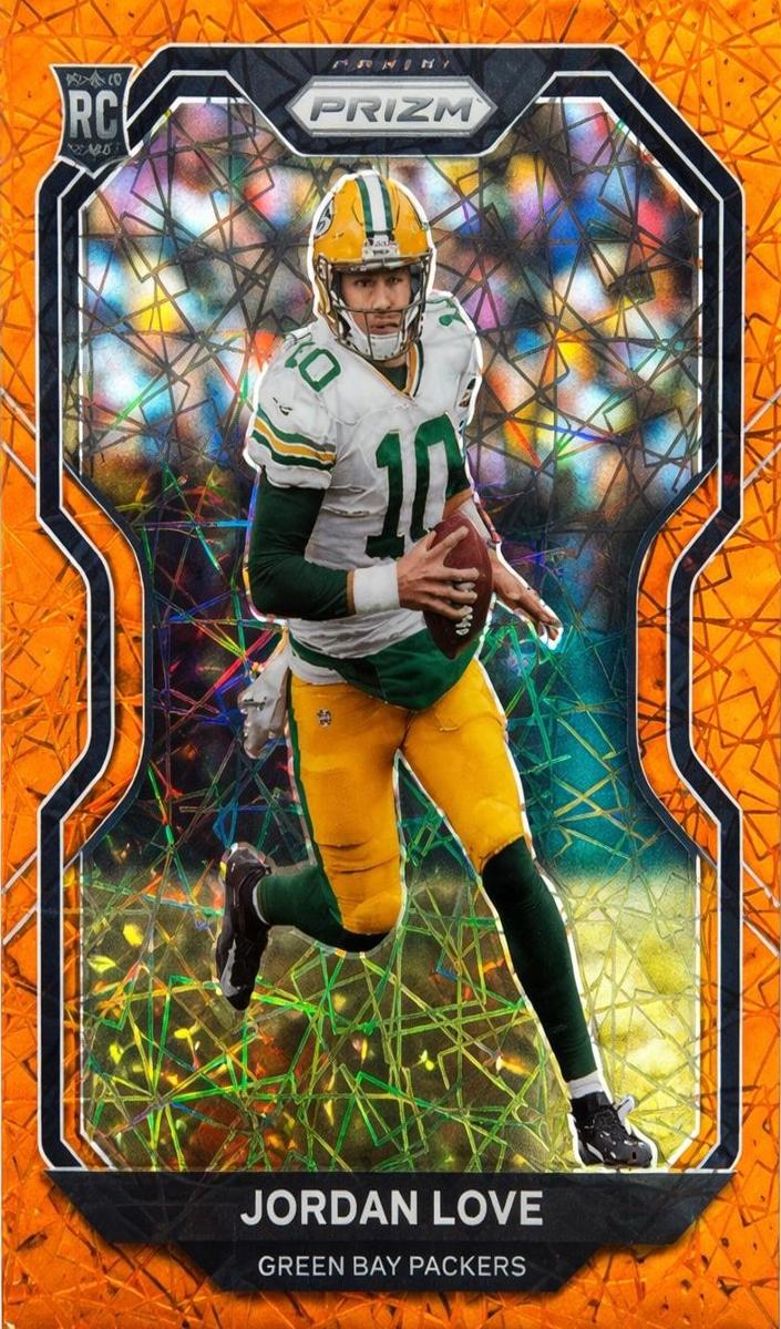 2020 Panini Prizm Jordan Love [Red Ice Prizm] #363 card