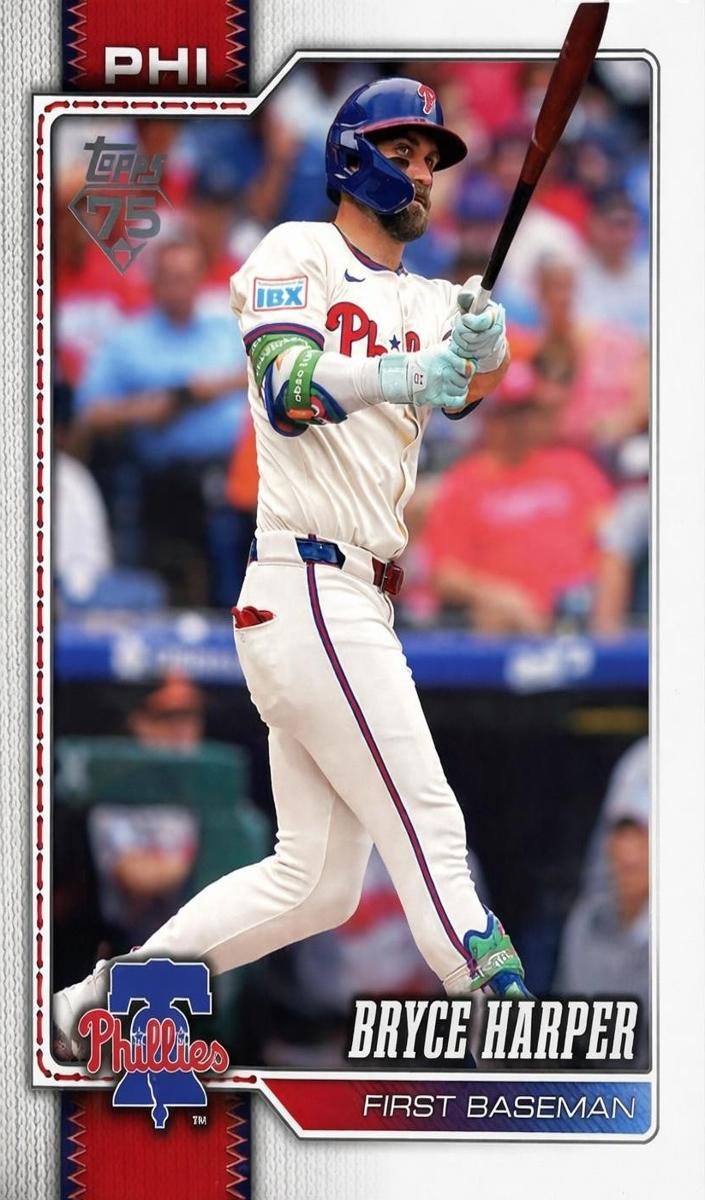 Bryce Harper 2026 Topps Baseball card