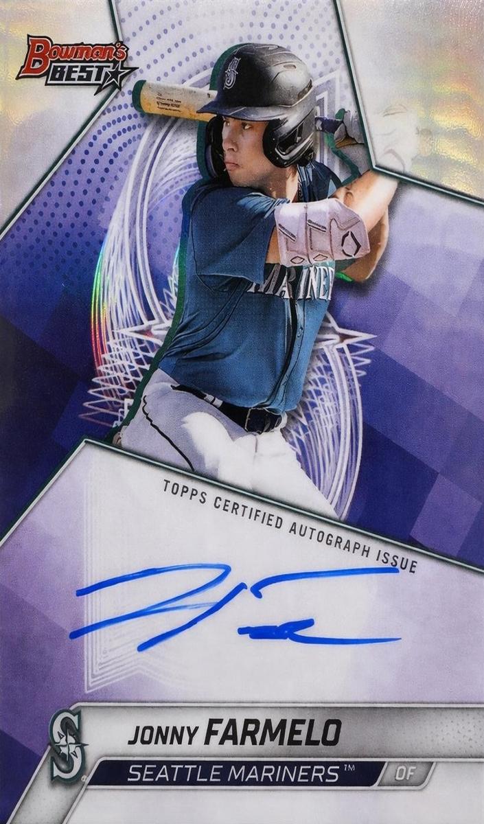 Jonny Farmelo 2025 Bowmans Best card