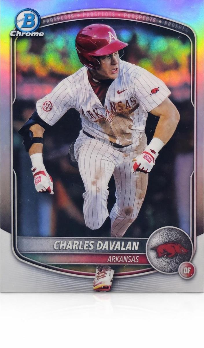 Charles Davalan 2025 Bowman Draft Chrome card