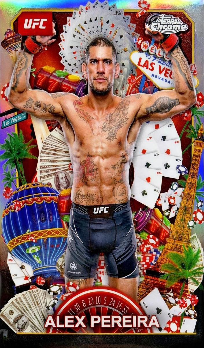 Alex Pereira - 2025 Topps Chrome UFC