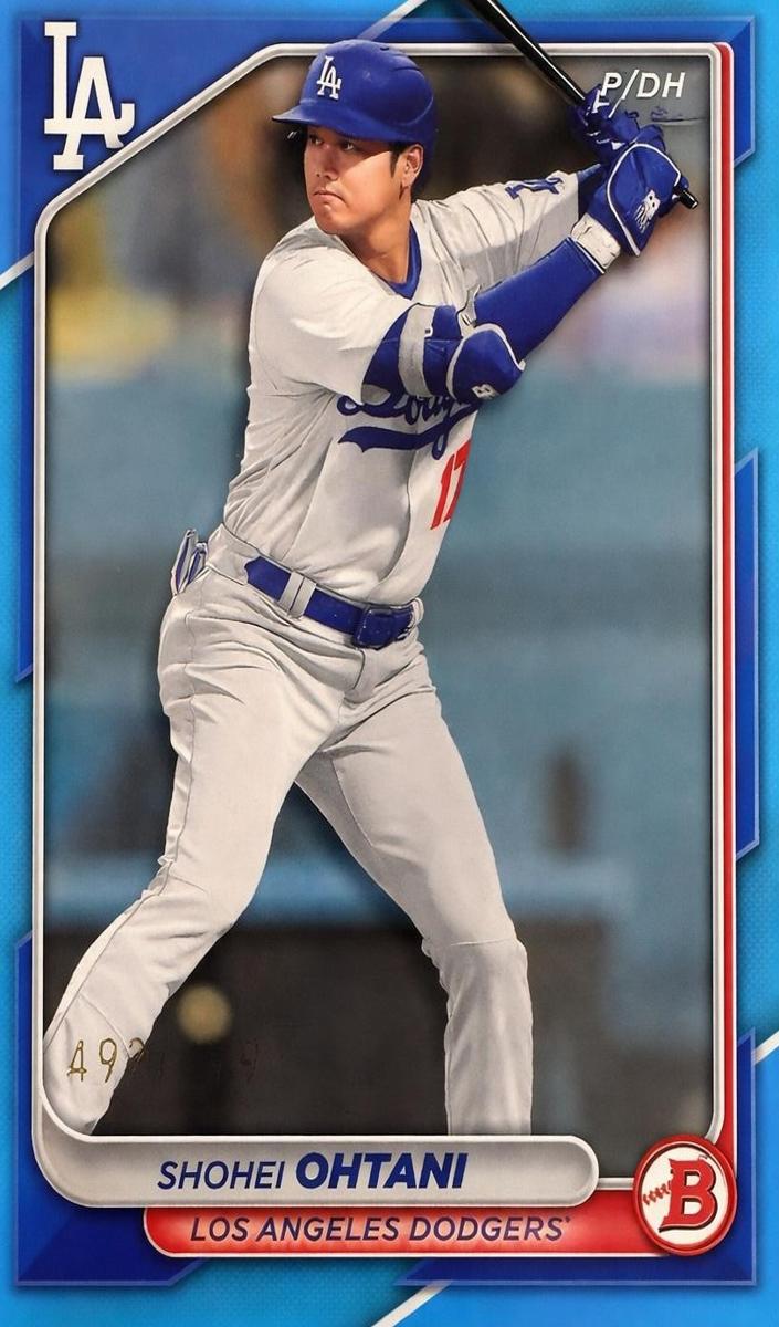 2024 Bowman Color Match #33 Shohei Ohtani front