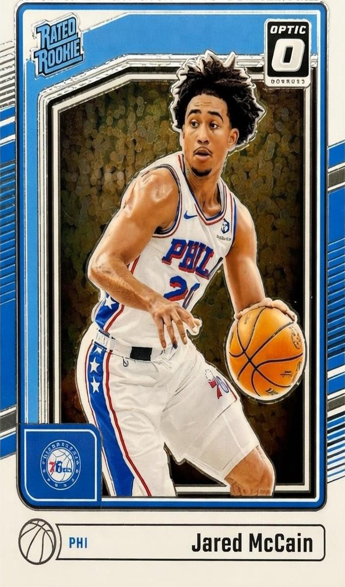Jared McCain 2024-25 Donruss Optic Basketball card