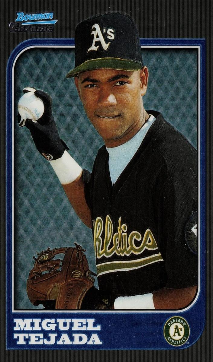 1997 Bowman Chrome Miguel Tejada #273 card