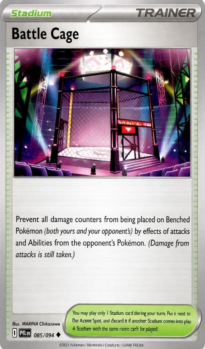 Battle Cage 2025 Pokemon Mega Evolution Phantasmal Flames
