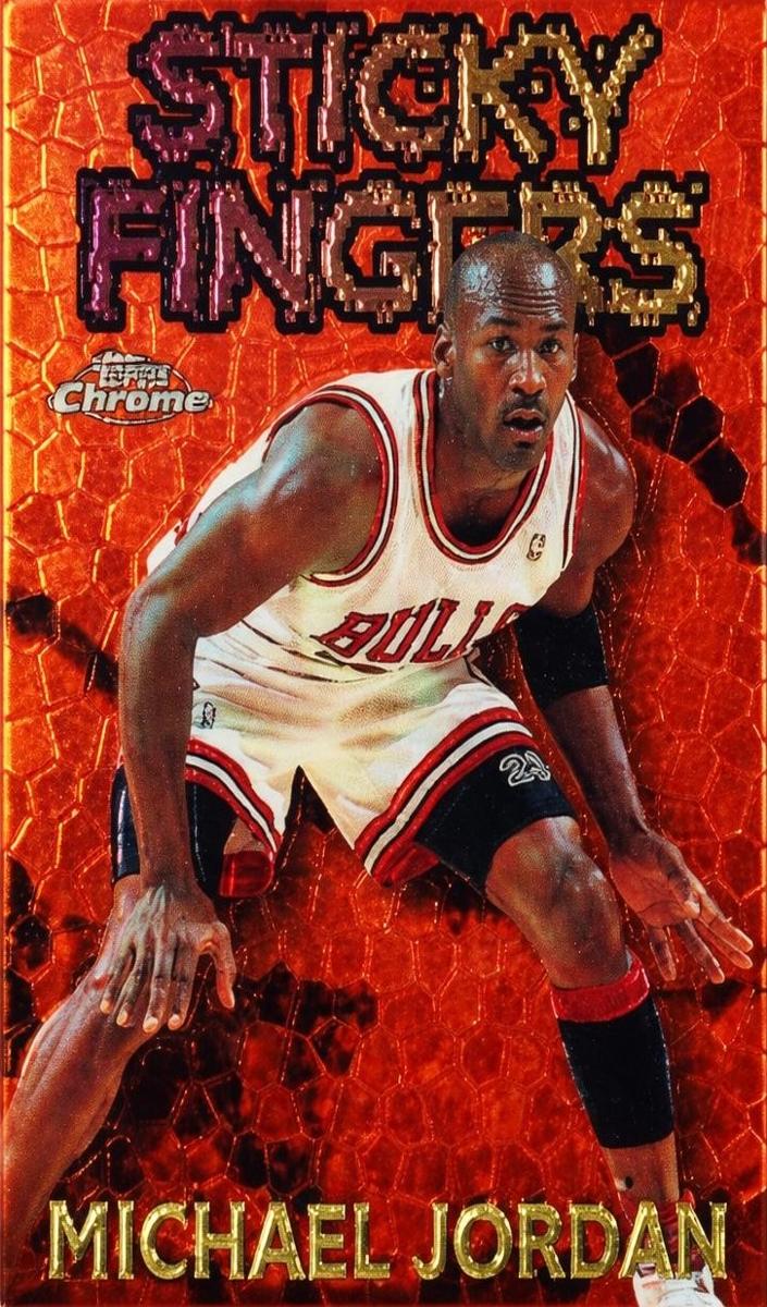 1996 Topps SEASON'S BEST #18 Michael Jordan front