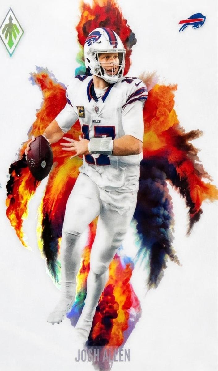 2024 Panini Phoenix Color Blast Josh Allen #CB-JAN card
