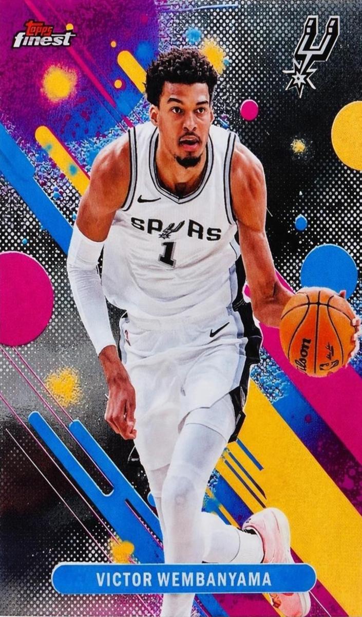 Victor Wembanyama 2025 Finest Basketball card