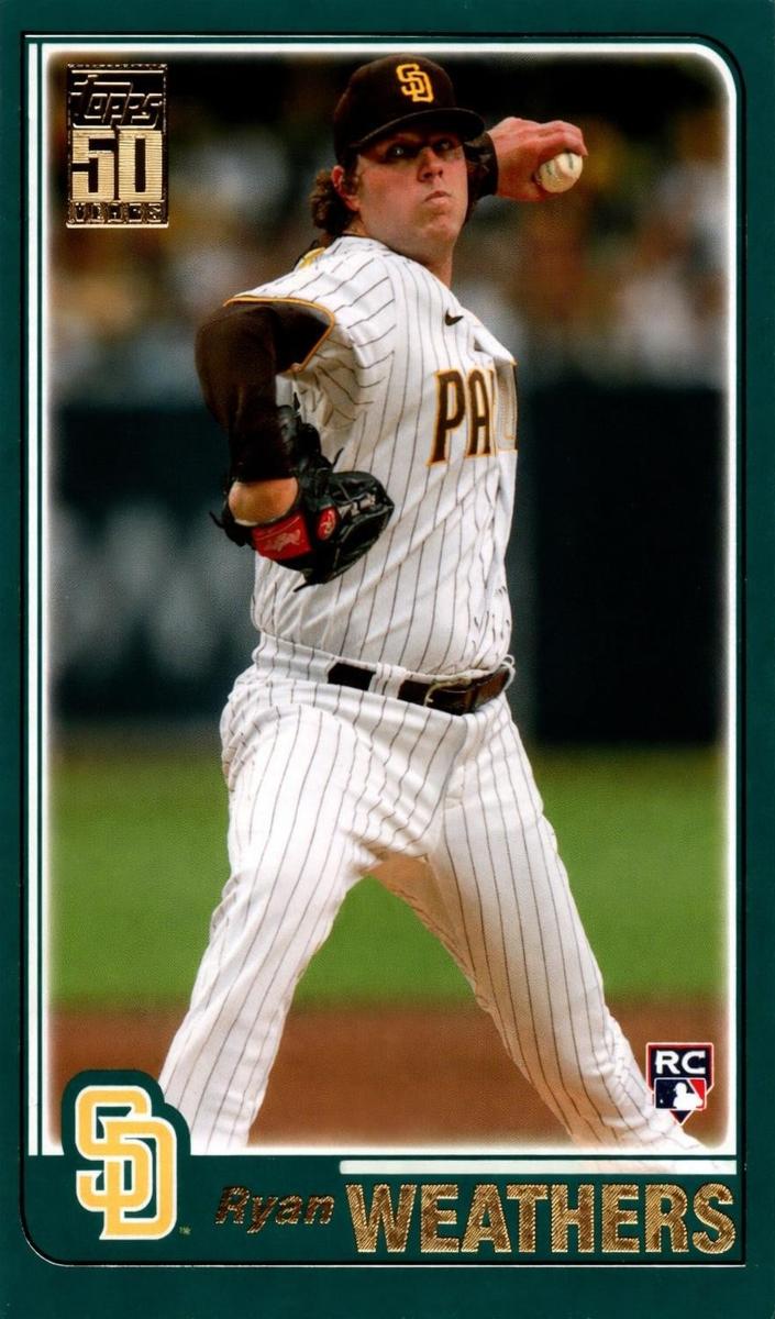 2021 Topps Archives Ryan Weathers #237 card