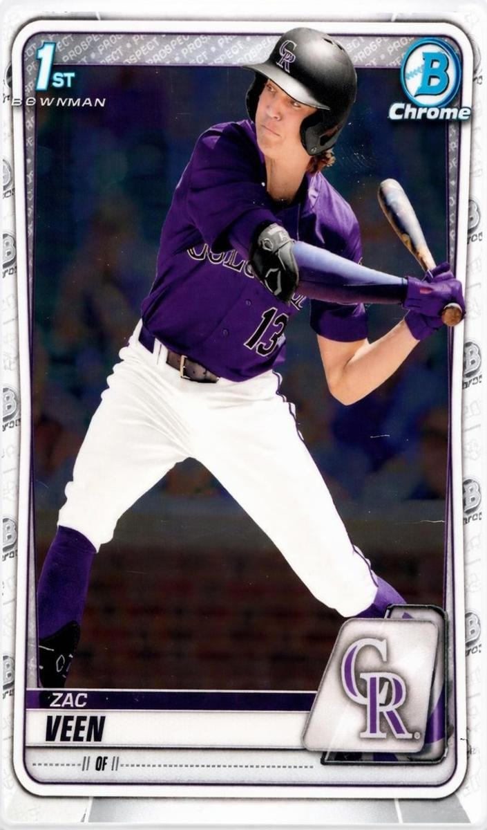 2020 Zac Veen [Refractor] #BD-107