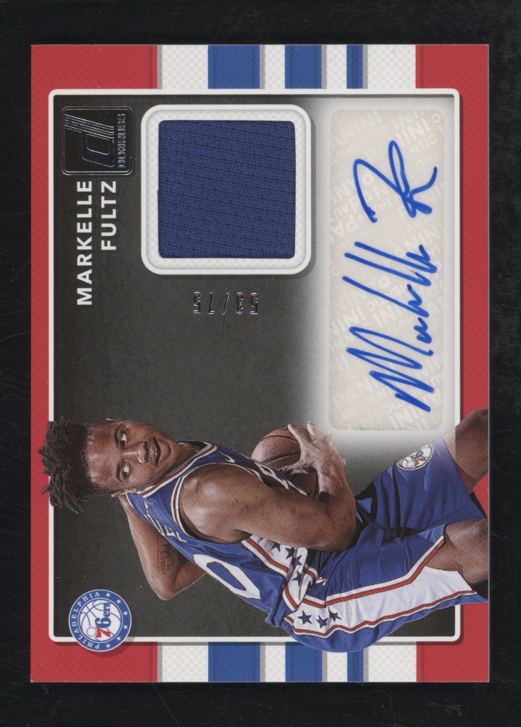 2017 Panini Donruss Markelle Fultz #RS-MF card