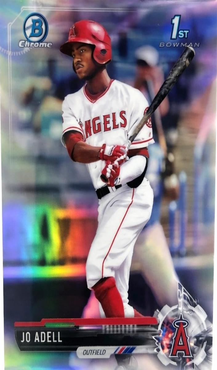 2017 Bowman Chrome Draft Jo Adell [Refractor] #BDC-95 card