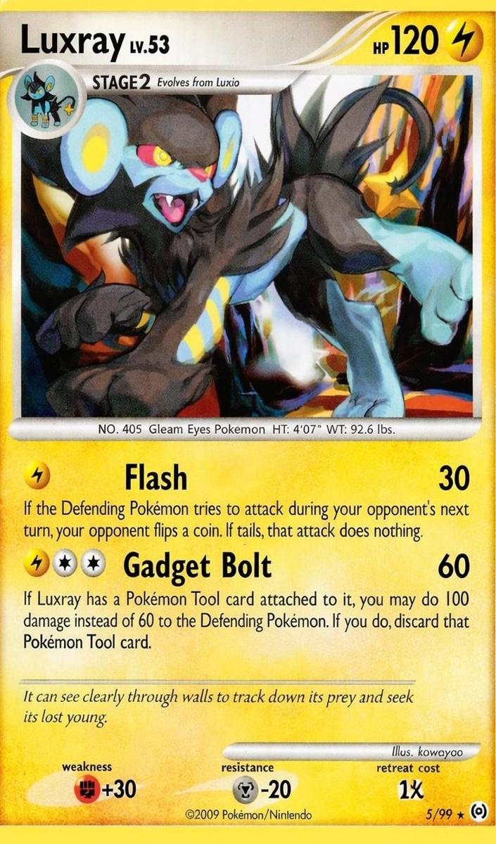 Luxray 2009 Pokemon Platinum Arceus