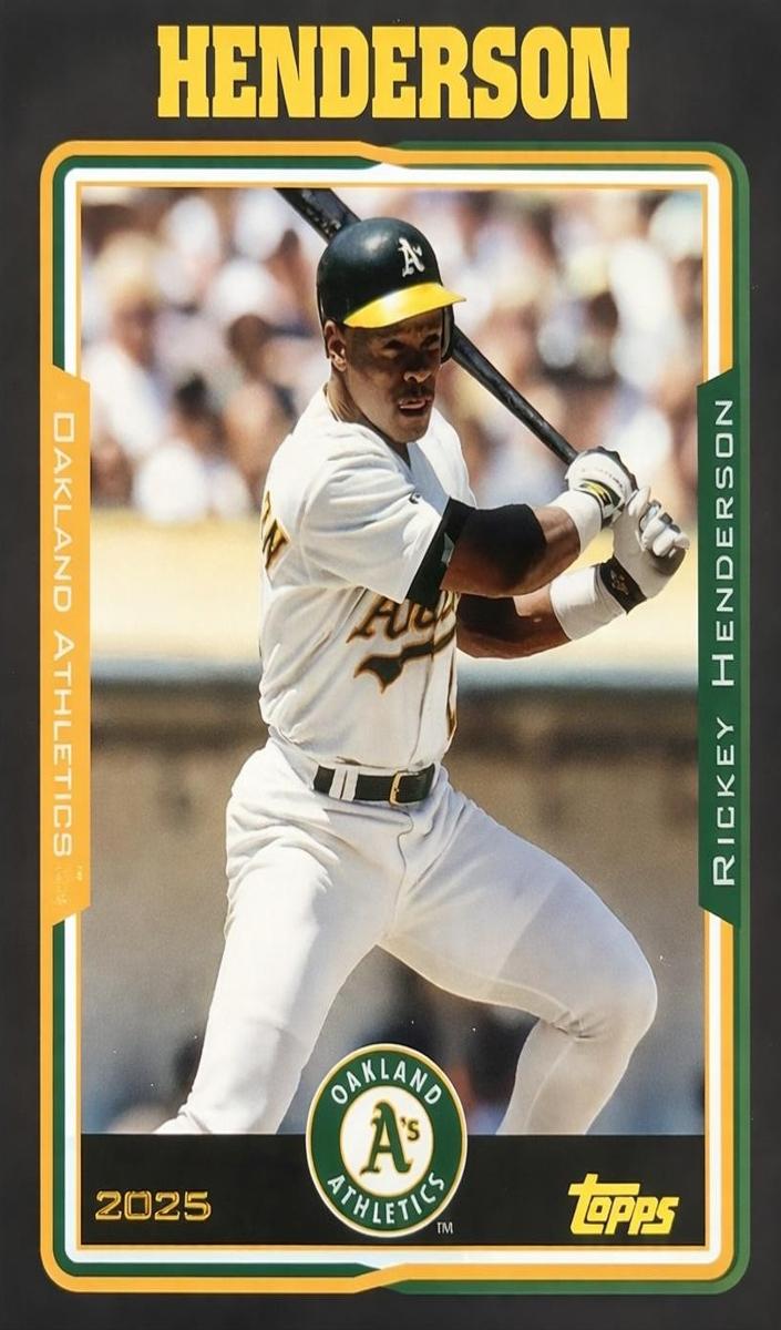 2025 Rickey Henderson [Black Foilboard] #246