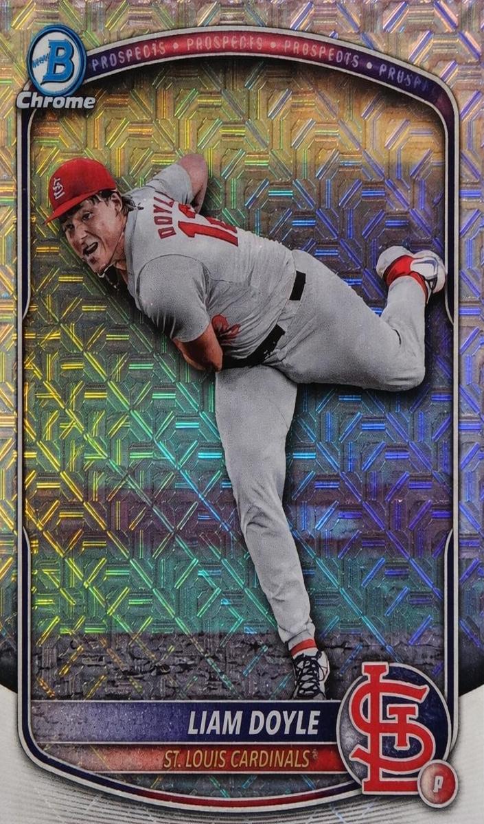 Liam Doyle 2025 Bowman Draft Chrome card