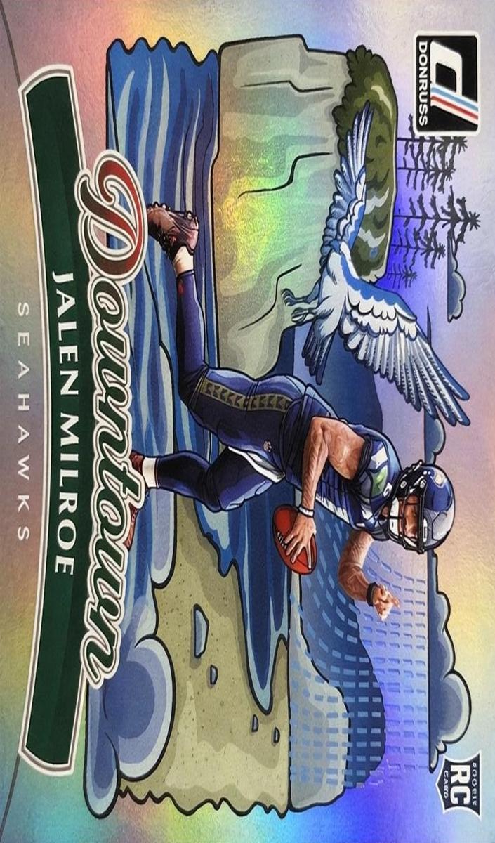 2025 Panini Donruss Downtown Horizontal Jalen Milroe #20 card