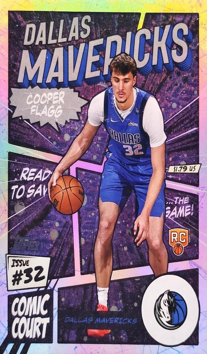 2025 Topps Comic Court Cooper Flagg #CC-16 card