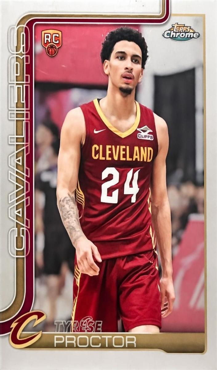 Tyrese Proctor 2025-26 Topps Chrome Basketball card