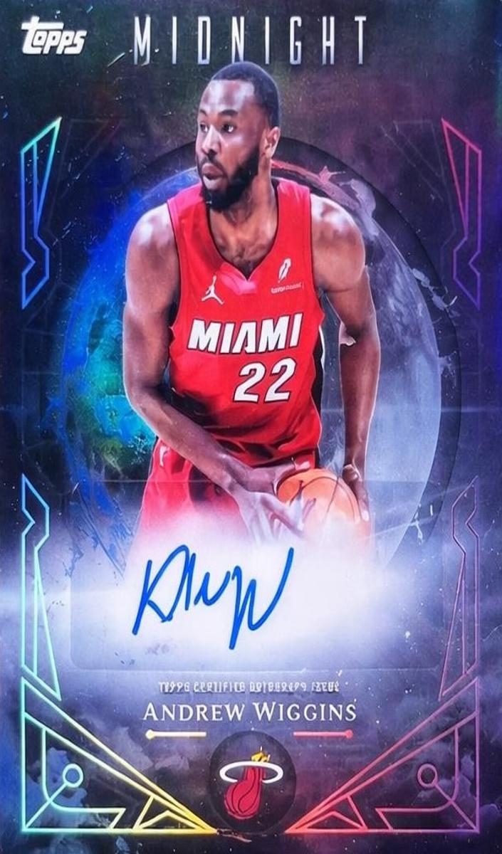 2025 Topps Midnight Andrew Wiggins #MS-AW card